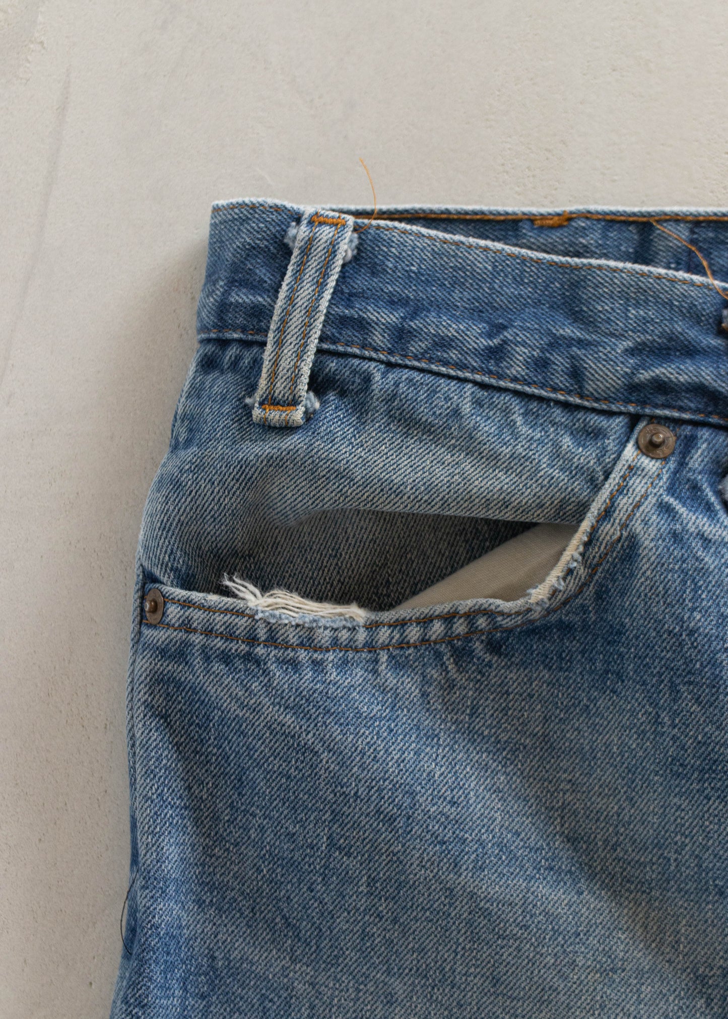 1980s Levi's Orange Tab Midwash Jeans Size Women's 32 Men's 34