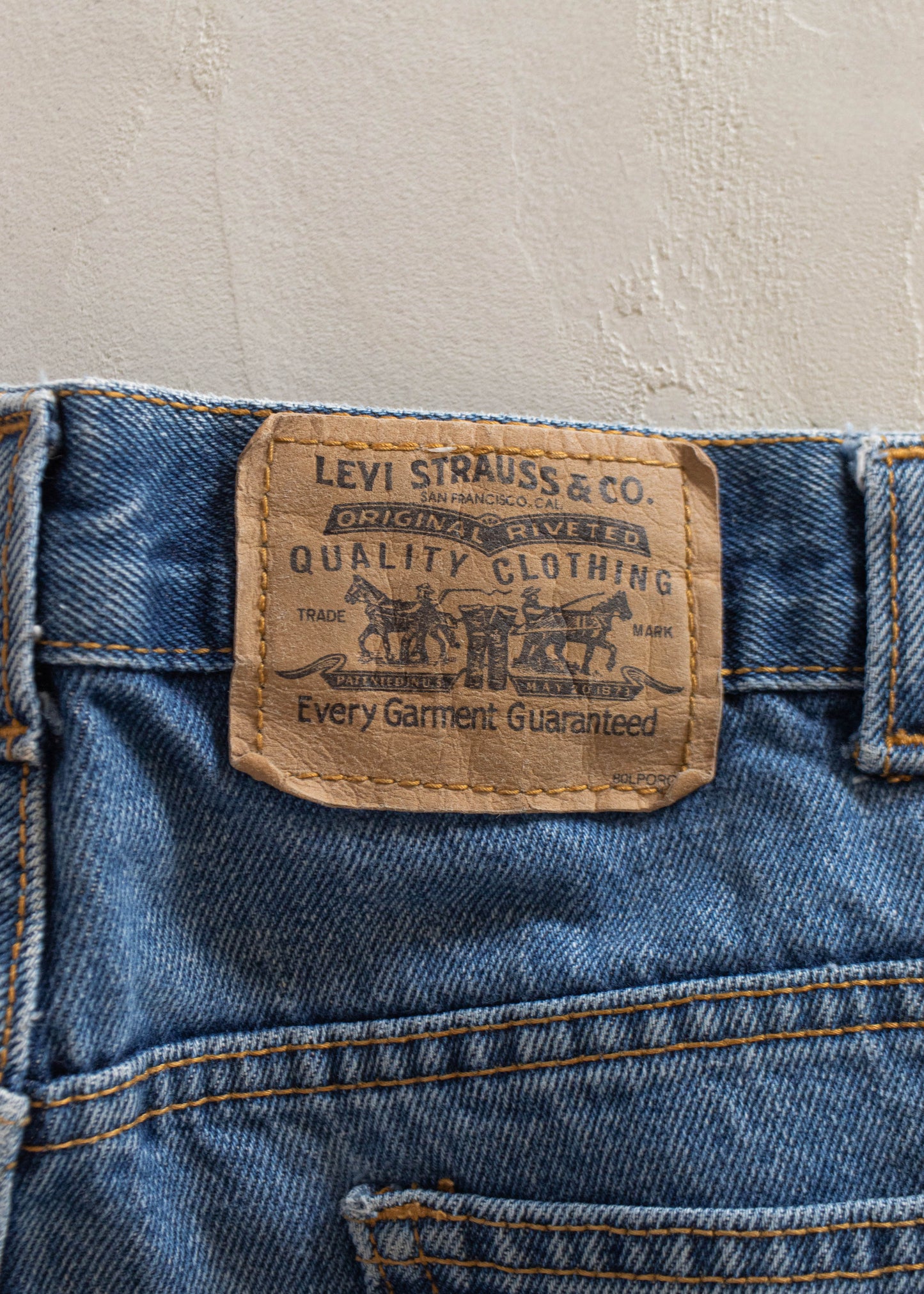 1980s Levi's Orange Tab Midwash Jeans Size Women's 36 Men's 38