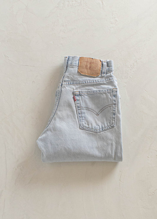 1980s Levi's 550 Lightwash Jeans Size Women's 25 Men's 28