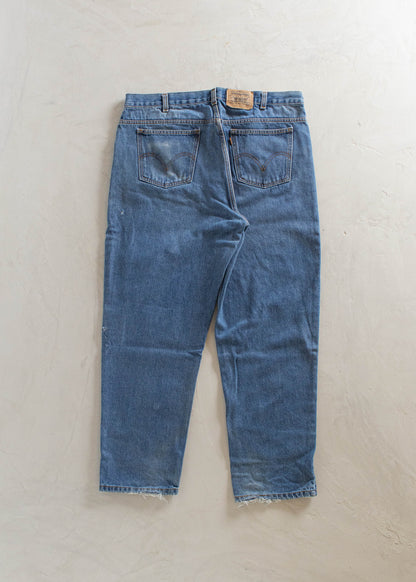 1980s Levi's Orange Tab Midwash Jeans Size Women's 36 Men's 38