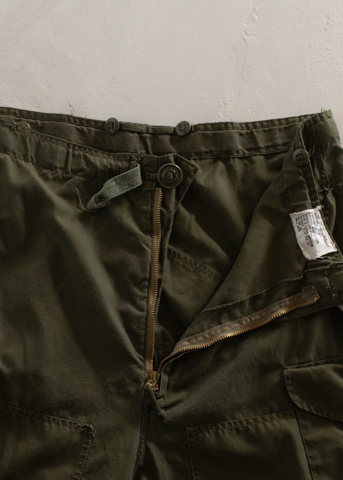 1970s Military Wind Cargo Pants Size M/L