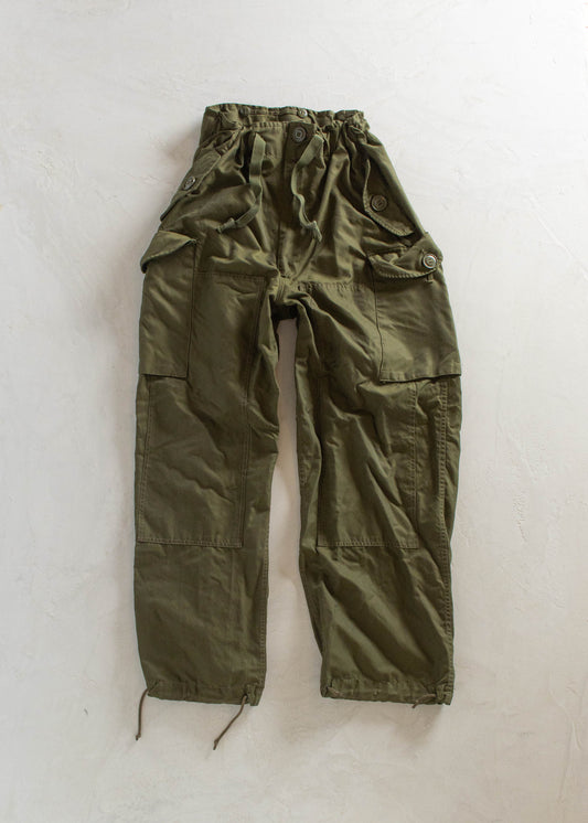 1980s Military Wind Cargo Pants Size M/L