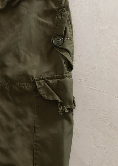 1970s Military Wind Cargo Pants Size L/XL