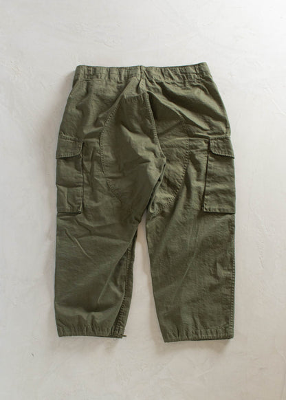 1970s Military Wind Cargo Pants Size L/XL