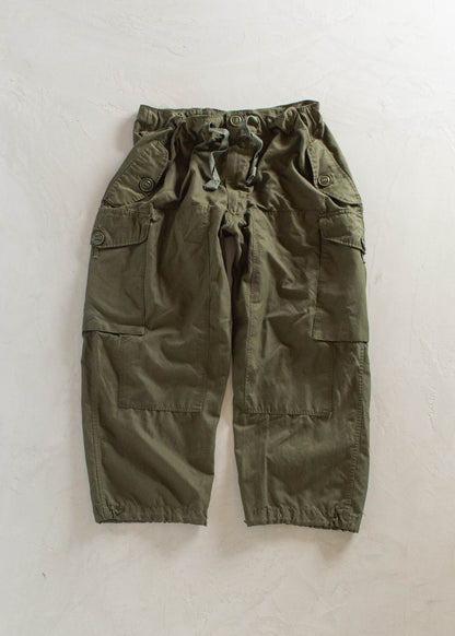 1970s Military Wind Cargo Pants Size L/XL