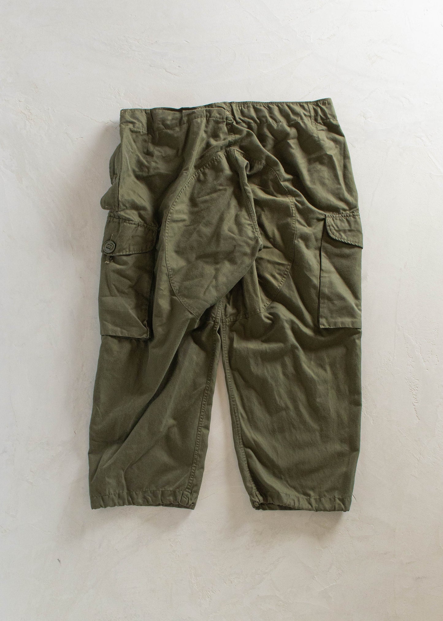 1970s Military Wind Cargo Pants Size L/XL