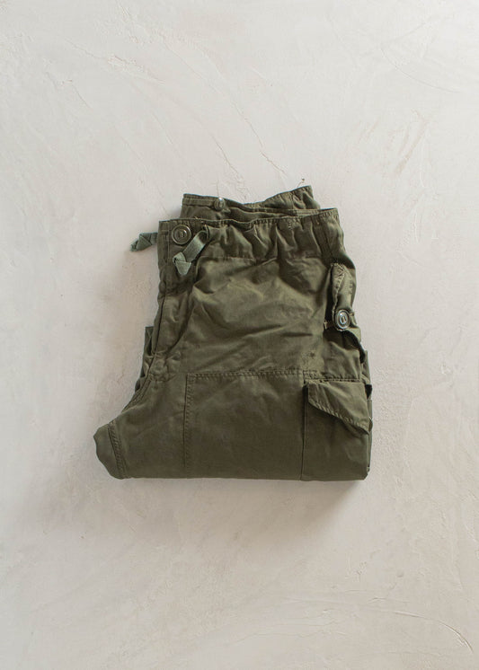 1970s Military Wind Cargo Pants Size XL/2XL