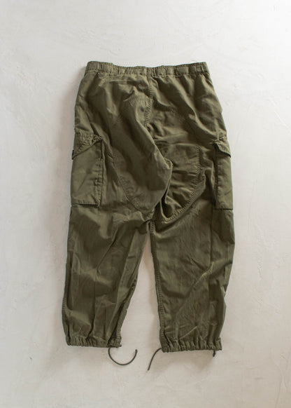 1970s Military Wind Cargo Pants Size L/XL