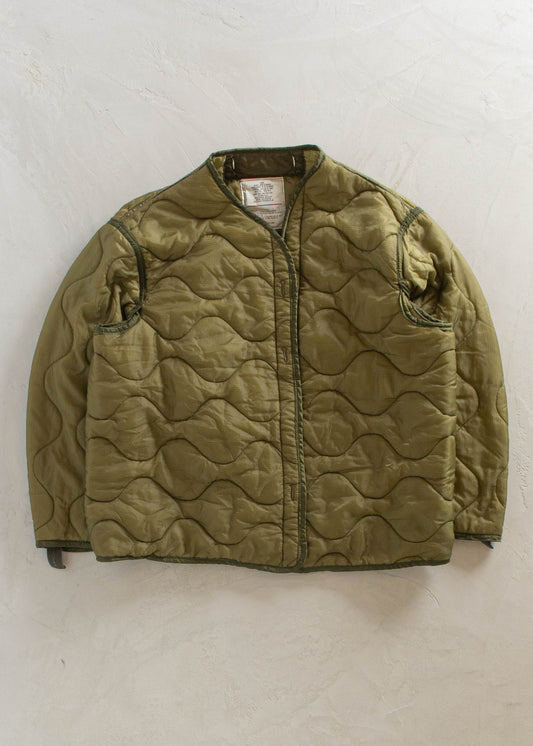 1980s Military M-65 Quilted Liner Jacket Size L/XL