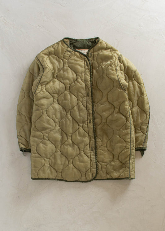 1980s Military M-65 Quilted Liner Jacket Size L/XL