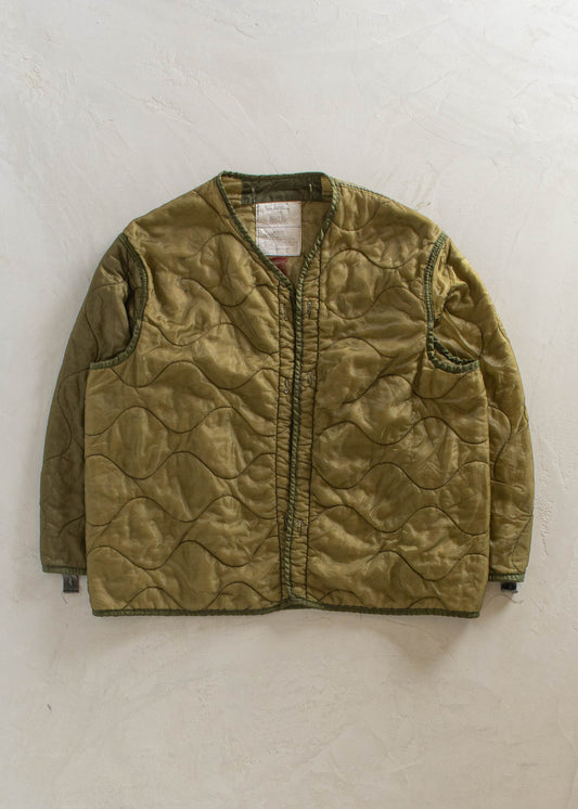 1980s Military M-65 Quilted Liner Jacket Size L/XL