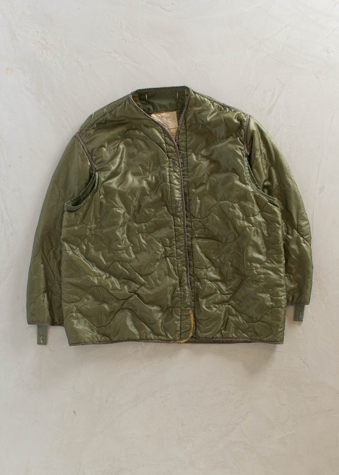 1980s Military M-65 Quilted Liner Jacket Size M/L