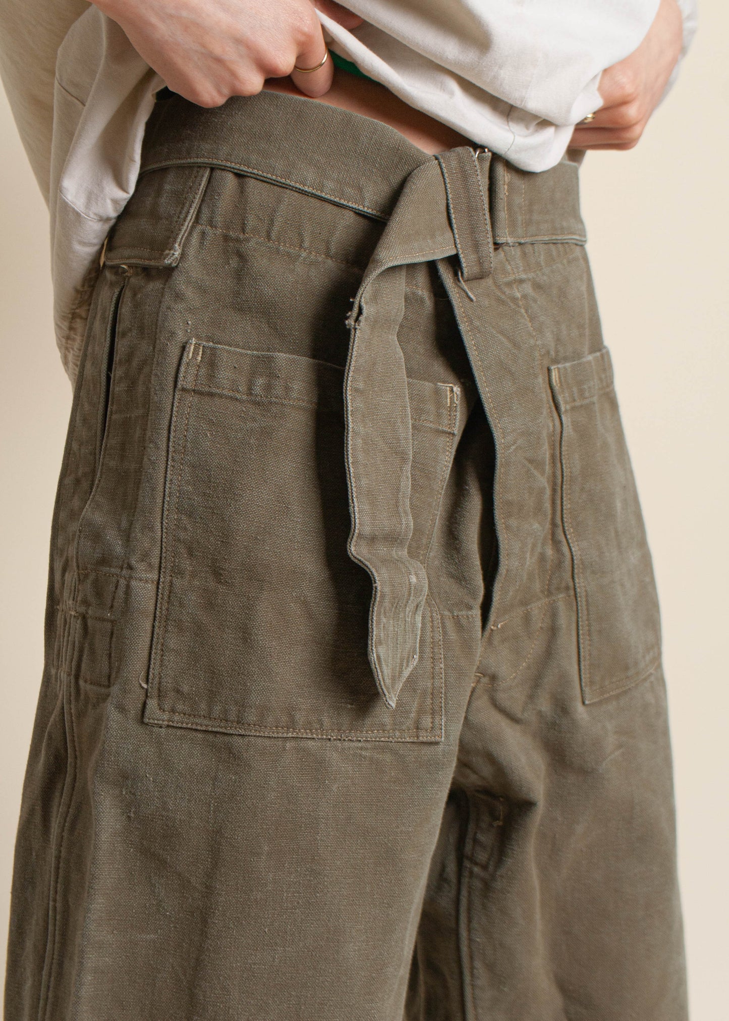 1940s Military Motorcycle Pants Size Women's 32 Men's 34