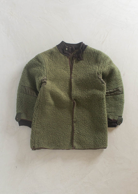 1980s Military Teddy Liner Jacket Size XS/S